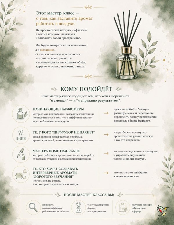 Мастер-класс. Создание интерьерных диффузоров
